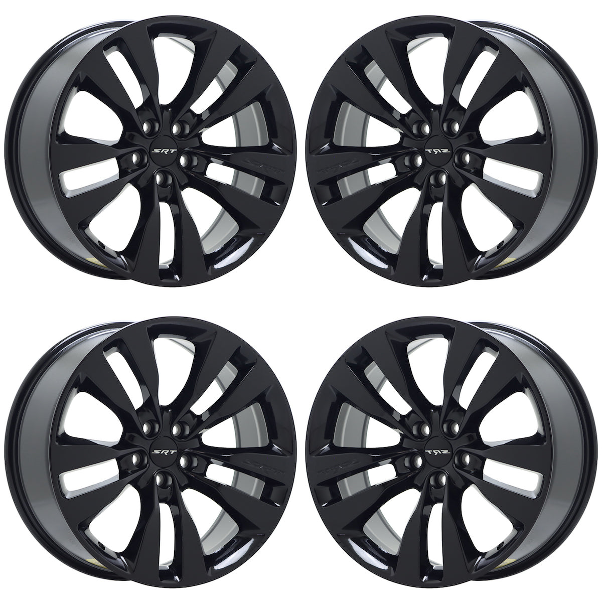 20" Charger Challenger SRT Gloss Black wheels rims Factory OEM 2436